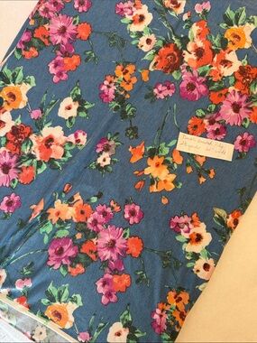 FABRIC Double Brushed Poly Knit 2 1/3 yards 60” Wide